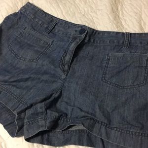 Loft denim shorts